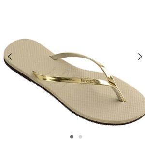 Havaianas You Gold Metallic Sandal Kids
